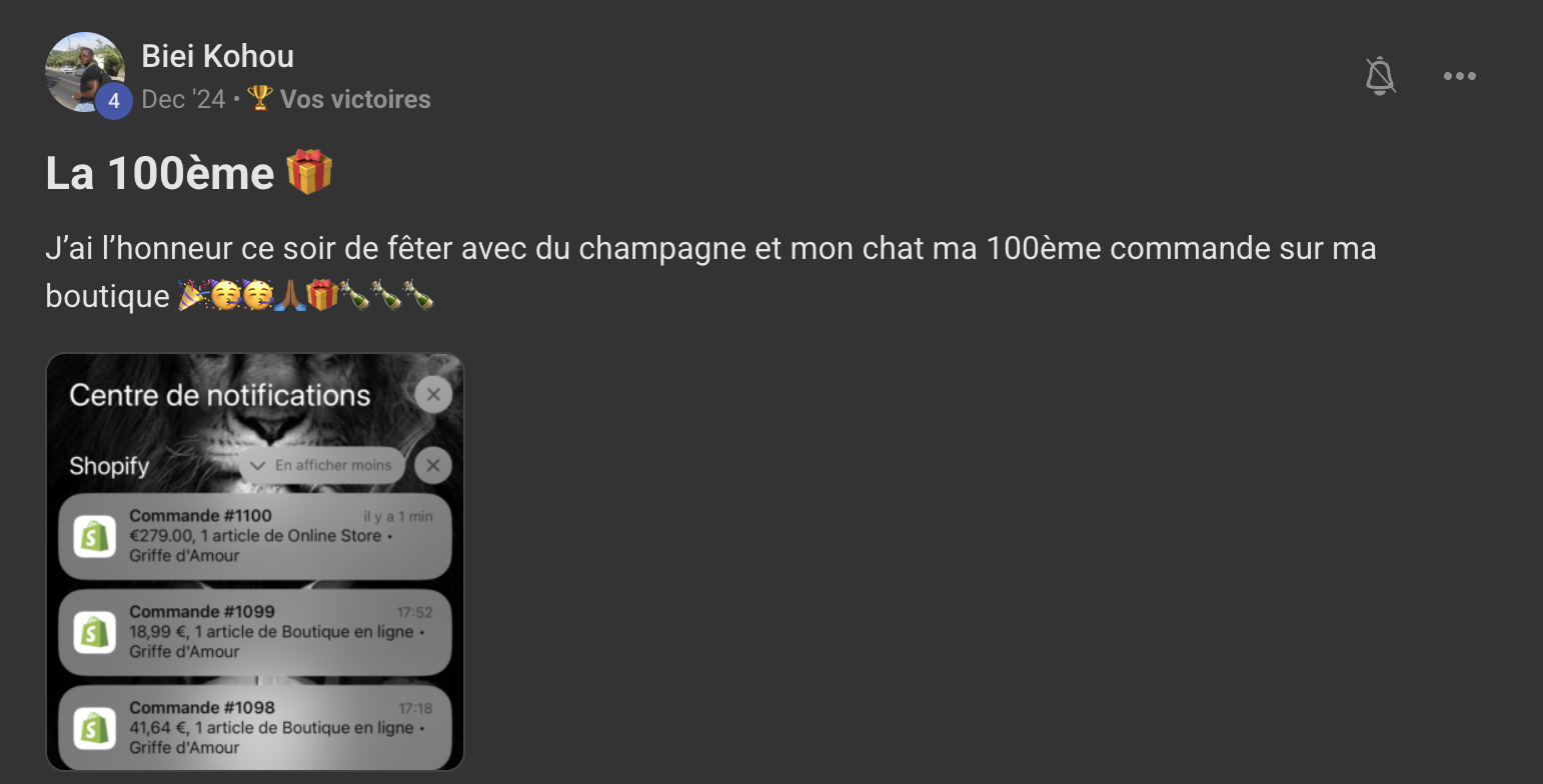 Capture de l'avis de Biei Kohou