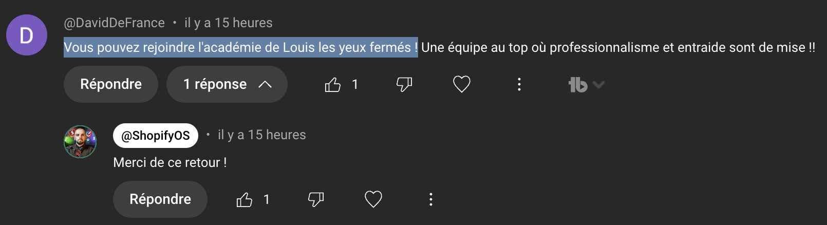 Capture de l'avis de @DavidDeFrance