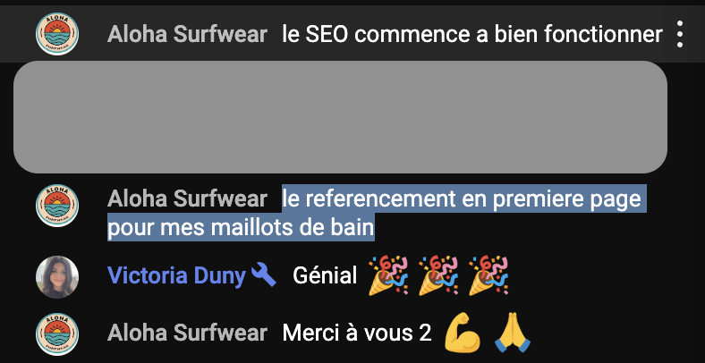 Capture de l'avis de Aloha Surfwear